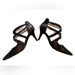 Liz Claiborne shoes. Heels snake skin. Size 8.